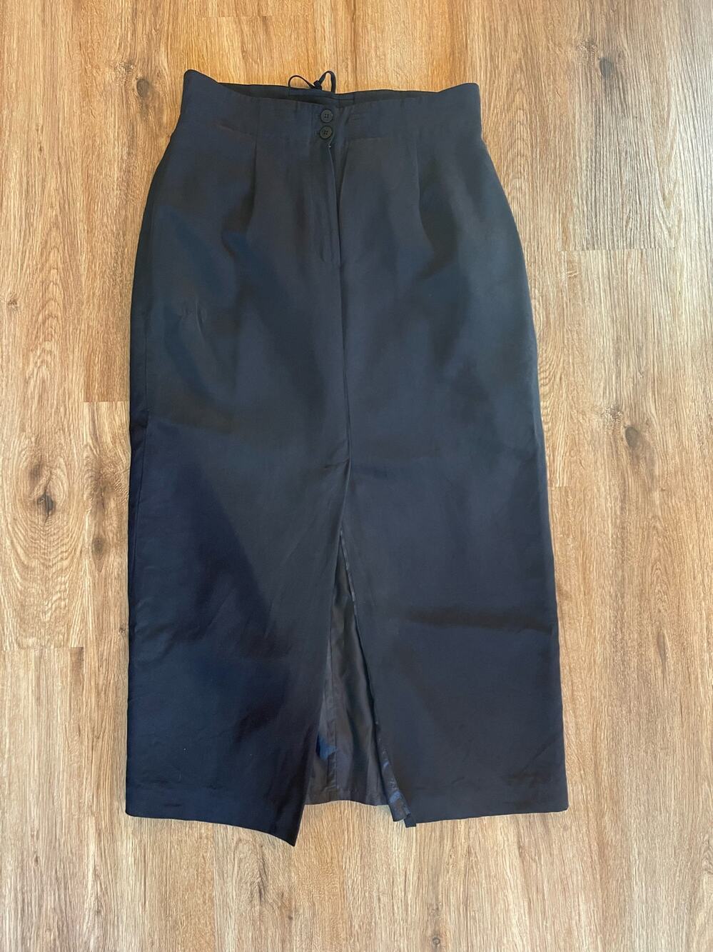 Liz Claiborne Long Black Skirt Size 12